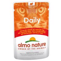 Almo Nature Cat Daily Menu kapsička 24 x 70 g - kuře & hovězí