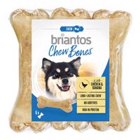 Briantos Chew Bones, 4 balení - 3 + 1 zdarma - kuřecím a banány