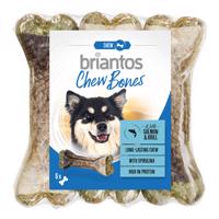 Briantos Chew Bones, 4 balení - 3 + 1 zdarma - lososem a krilem