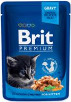 Brit premium 100g kitten kaps.chicken v omáčce