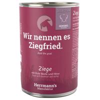 Ekonomické balení Herrmann's Selection Sensitive 24 x 400 g - Kozí maso s bio červenou řepou a bio prosem