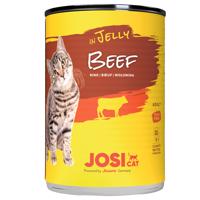 JosiCat konzerva v želé 12 x 400 g - hovězí