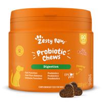 Zesty Paws Probiotic Chews s dýní - Výhodné balení: 2 x 90 žvýkacích tablet