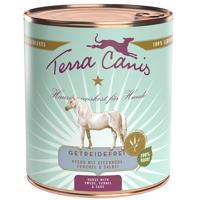 12 x 800 g Výhodné balení Terra Canis - koňské s amaranthem, broskví a červenou řepou