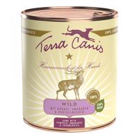12 x 800 g Výhodné balení Terra Canis - Zvěřina s celozrnnými těstovinami, brusinkami & dýní