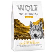 2 + 1 zdarma! 3 x 1 kg Wolf of Wilderness granulí - Explore The Endless Terrain - Mobility