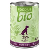 24 x 400 g zooplus Bio výhodné balení - bio krůtí s bio cuketou