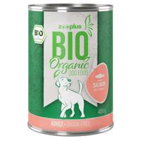 24 x 400 g zooplus Bio výhodné balení - bio losos s bio špenátem (bez obilovin)