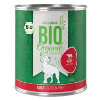 24 x 800 g zooplus Bio výhodné balení - bio hovězí s bio jablkem