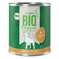 24 x 800 g zooplus Bio výhodné balení - bio kuřecí s bio karotkou