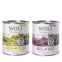 6 x 800 g míchaná balení - Wolf of Wilderness - Wolf of Wilderness Senior "Free-Range Meat" 6 x 800 g Mix