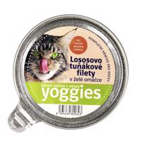 85 g Yoggies mističky pro kočky s lososem a tuňákem v lahodné želé omáčce