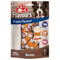 8in1 Triple Flavour žvýkací kosti XS - 21 kusů