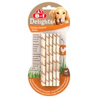 8v1 Delights Twisted Sticks pro malé psy s kuřecím - 20 ks