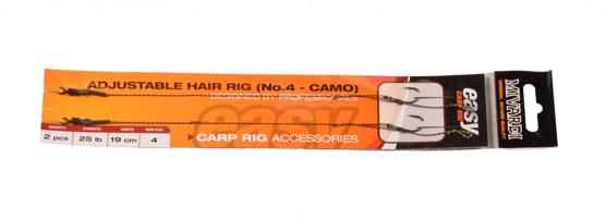 Adjustable hair rig Easy vel.2 camo