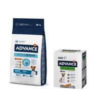 Advance granule, 7 kg + Advance Dog Dental Mini Sticks 360 g zdarma - Mini Adult