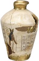 Akvarijní dekorace egyptská váza 12 x 12 x 17,5 cm