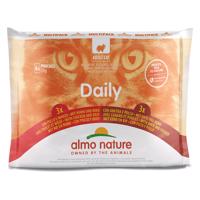 Almo Nature Cat Daily Menu kapsička 6 x 70 g - Mix (2 druhy) - 3x kuřecí a hovězí, 3x kachní a kuřecí
