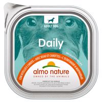 Almo Nature Daily 18 × 300 g – výhodné balení - s telecím a mrkví
