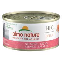 Almo Nature HFC Natural 12 x 70 g výhodné balení - HFC Losos v želé