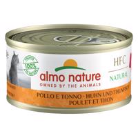 Almo Nature HFC Natural 24 x 70 g výhodné balení - kuře a tuňák