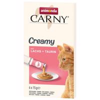 animonda Carny Adult Creamy losos + taurin 6 × 15 g