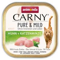 animonda Carny Adult Pure & Mild 32 ks (32 × 100 g) – kuřecí + šanta kočičí