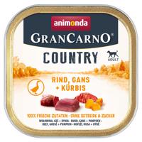 Animonda GranCarno Adult Country 22 x 150 g - Hovězí, husí a dýně