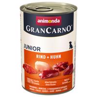 Animonda GranCarno Original 12 x 400 g výhodné balení - Junior: hovězí a kuřecí