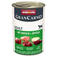Animonda GranCarno Original Adult 24 x 400 g výhodné balení - jelen a jablka