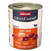 Animonda GranCarno Original výhodná balení 6 x 4 ks (24 x 800 g) - hovězí & kuře