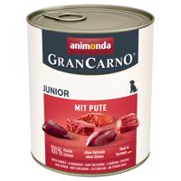 Animonda GranCarno Original výhodná balení 6 x 4 ks (24 x 800 g) - junior: krůtí