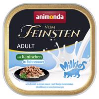 Animonda Vom Feinsten Adult Milkies v omáčce - výhodné balení - králičí ve smetanové omáčce