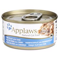Applaws Cat filet z tuňáka s krabím masem 24 × 70 g