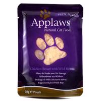 Applaws kapsička Cat Kuřecí prsa a divoká rýže 70 g