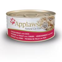 Applaws konzerva Cat Kuřecí prsa s kachnou 70 g