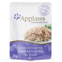 Applaws Pouch v želé 16 x 70 g - kuřecí s játry