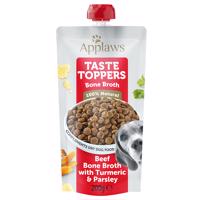 Applaws Taste Toppers Pouch 6 x 200 ml - vývar z hovězích kostí s kurkumou a petrželkou