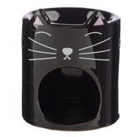 Aromalampa ušatá kočka - černá, bílá Barva: černá