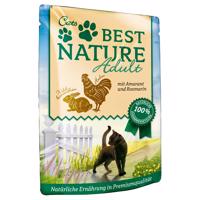 Best Nature Cat Adult 32 x 85 g Výhodné balení - Králičí s kuřecím a amarantem