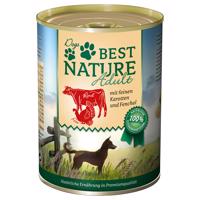 Best Nature Dog Adult 12×400 g – výhodné balení - krůtí, hovězí & mrkev
