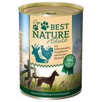 Best Nature Dog Adult 12×400 g – výhodné balení - zvěřina, kuřecí & nudle