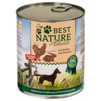 Best Nature Dog Adult 12×800 g – výhodné balení - králík, kuřecí & nudle