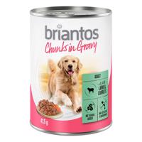 Briantos Chunks in Gravy 6 x 415 g - 15 % sleva - jehněčí s mrkví