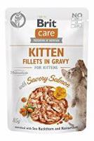 Brit Care Cat Fillets in Gravy Kitten Savor.Salmon 85g + Množstevní sleva