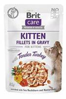 Brit Care Cat Fillets in Gravy Kitten Tend.Turkey 85g + Množstevní sleva