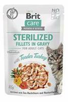 Brit Care Cat Fillets in Gravy Steril. Tend.Turkey 85g + Množstevní sleva