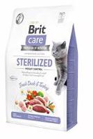 Brit Care Cat GF Sterilized Weight Control 2kg sleva