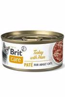 Brit Care Cat konz  Paté Turkey&Ham 70g + Množstevní sleva sleva 15%