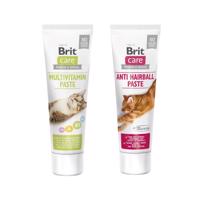 Brit Care Cat Paste multipack - 15 % sleva - Paste Anti Hairball s taurinem 100 g + Multivitamin Paste 100 g